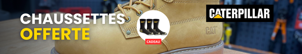 Chausettes C123 Caterpillar offertes pour l'achat de chaussures de sécurité Powerplant Caterpillar